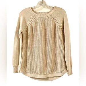 RD Style Women's Beige Crew Neck Sweater